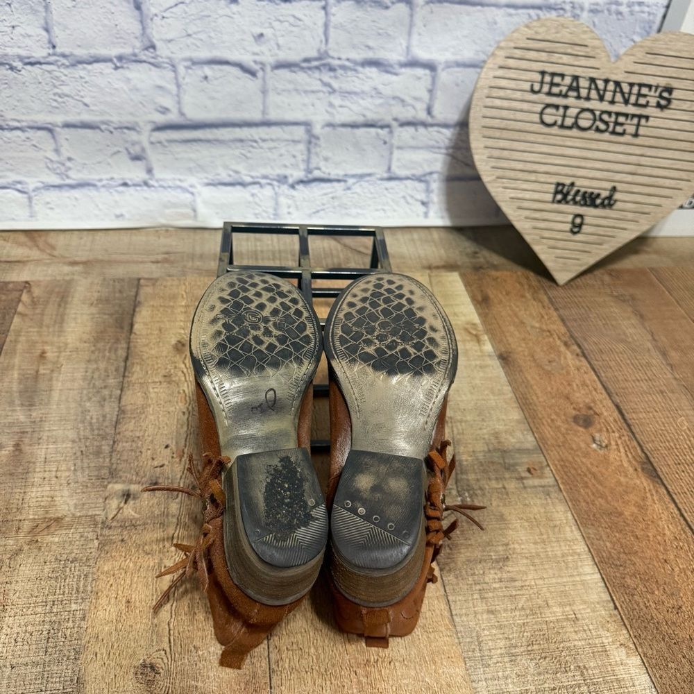 Corral circle G fringe ankle boots studded - Picture 9 of 10